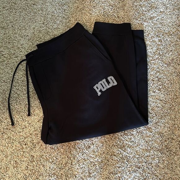 Polo Ralph Lauren | Pants | Polo Ralph Lauren Black Logo Joggers Xlt ...